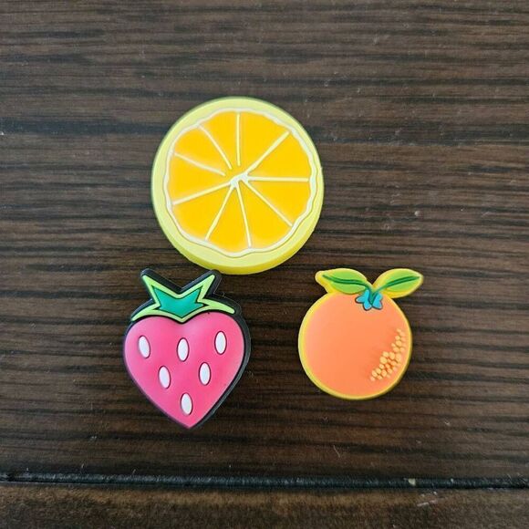 Summer Fruit Shoe Charms (unbranded) - Picture 1 of 1